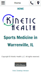 Mobile Screenshot of mykinetichealth.com