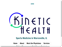 Tablet Screenshot of mykinetichealth.com